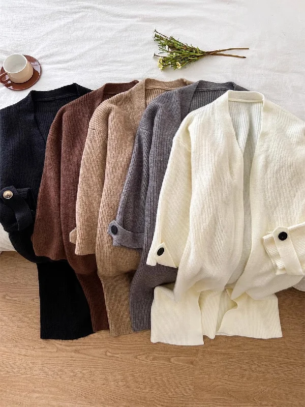 Savings Galore long sweater coat knee-high knitted cardigan      S4762