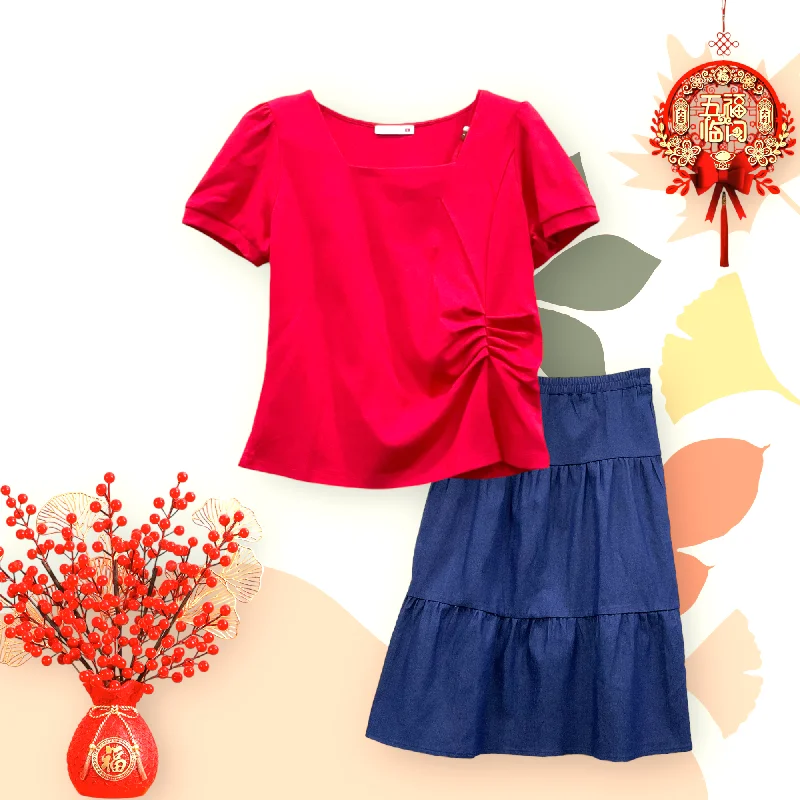 Price Drop Patch Women Casual Short Sleeve T-Shirt
