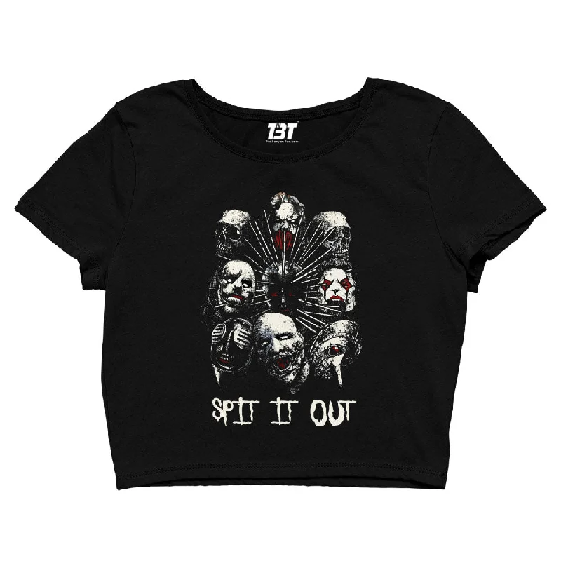 Weekend Deals You Can't Resist Slipknot Crop Top - Spit It Out