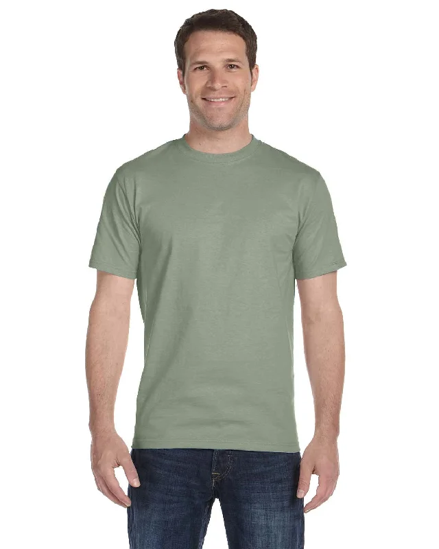 Hanes ComfortSoft 100% Cotton T-Shirt | Stonewash Green