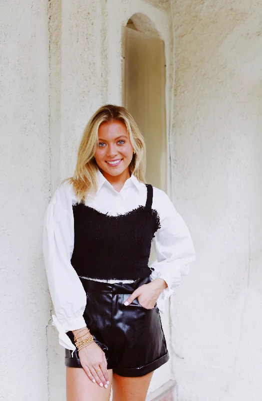 Special Offer Duo Layer Top - Black