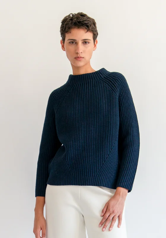 Overstock Clearance Daphne Sweater Navy