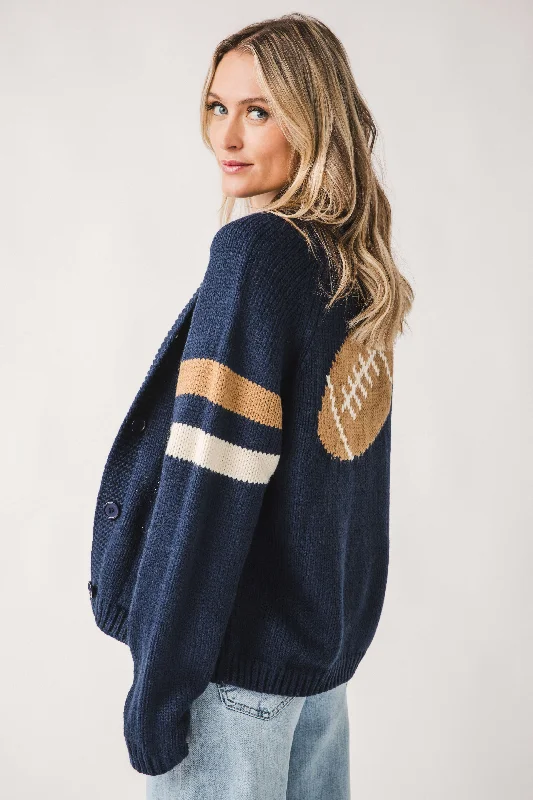 Take Advantage Pink Pineapple Football Cardigan