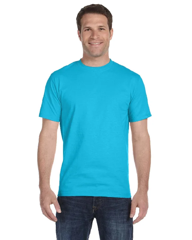 Hanes ComfortSoft 100% Cotton T-Shirt | Blue Horizon