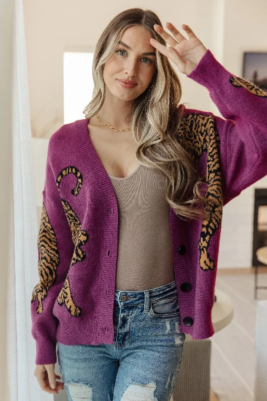 Quick Sale On the Prowl Tiger Cardigan