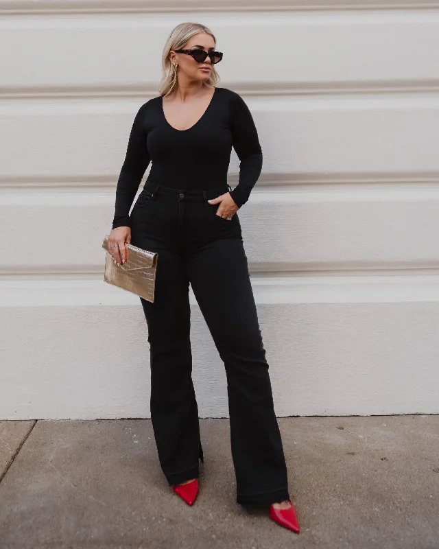 Steal Deal Every Body Basic Scoop Neck Bodysuit