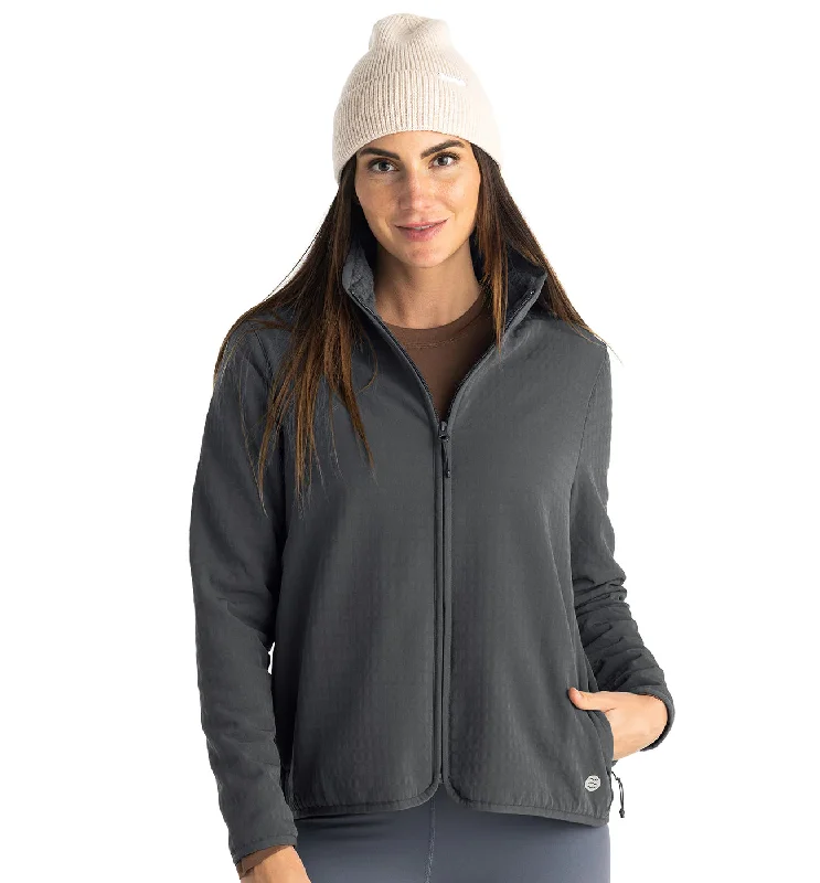 New Deals Women's Gridback Fleece Jacket