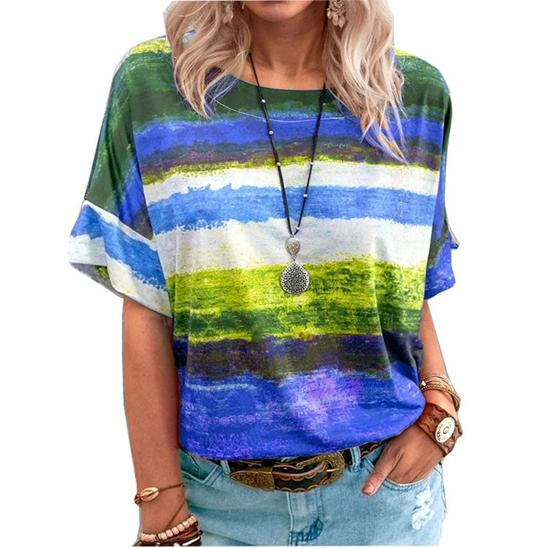 Limited Availability Julia Fashion - Women's T-Shirts Korean Oversized Tshirt Tops