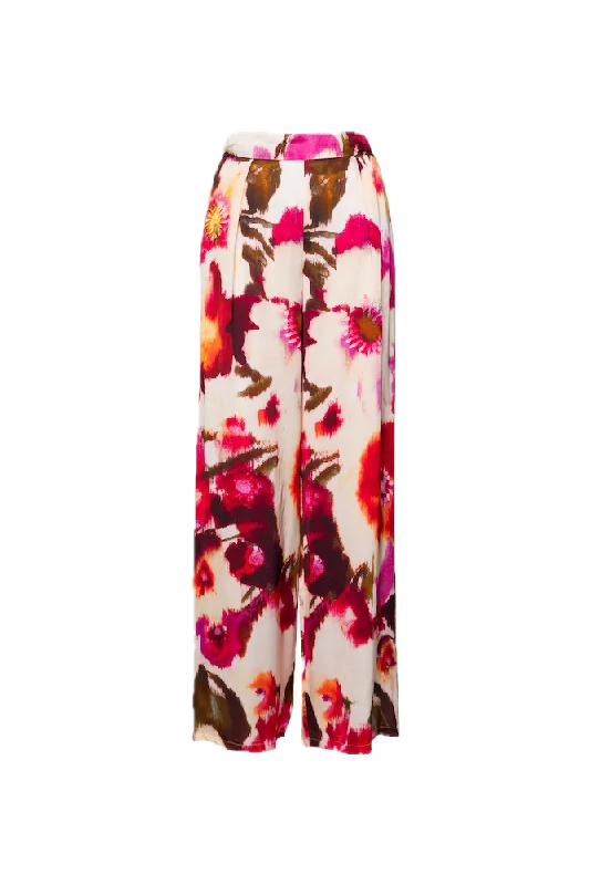 Deep Discounts Saiph cream print pants