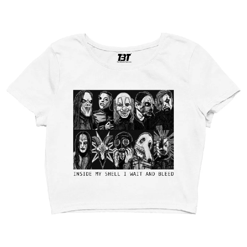 Weekend Deals to Make You Smile Slipknot Crop Top - Wait & Bleed