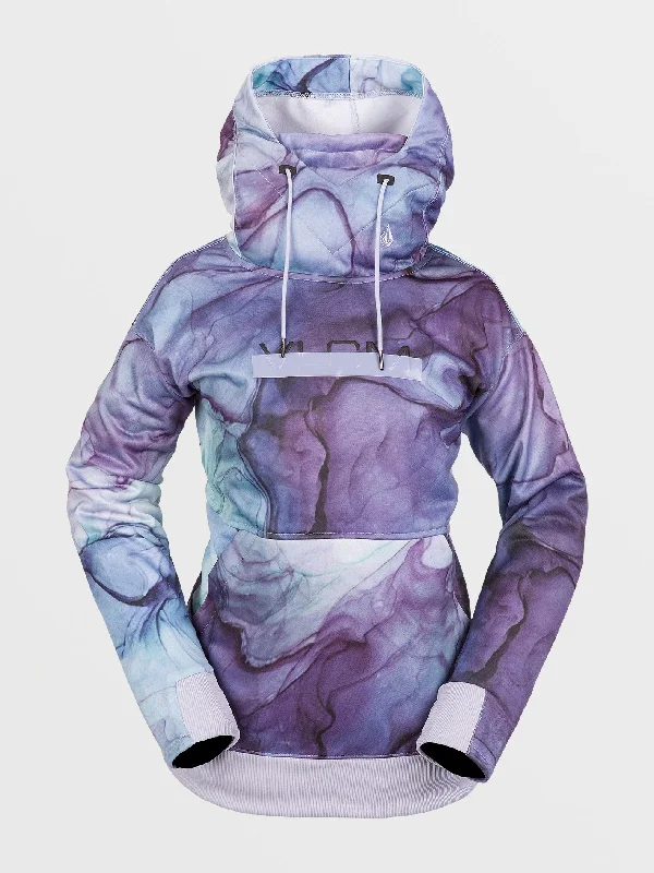 YEAR-End Clearance Womens Riding Hydro Hoodie - Glacier Ink
