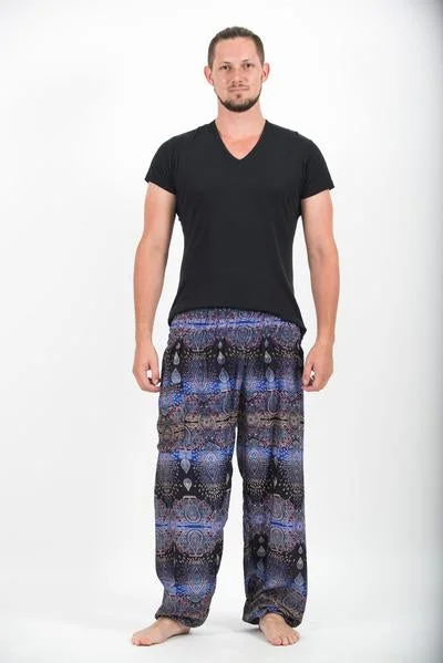 Unmissable Offer Unisex Paisley Harem Pants in Blue