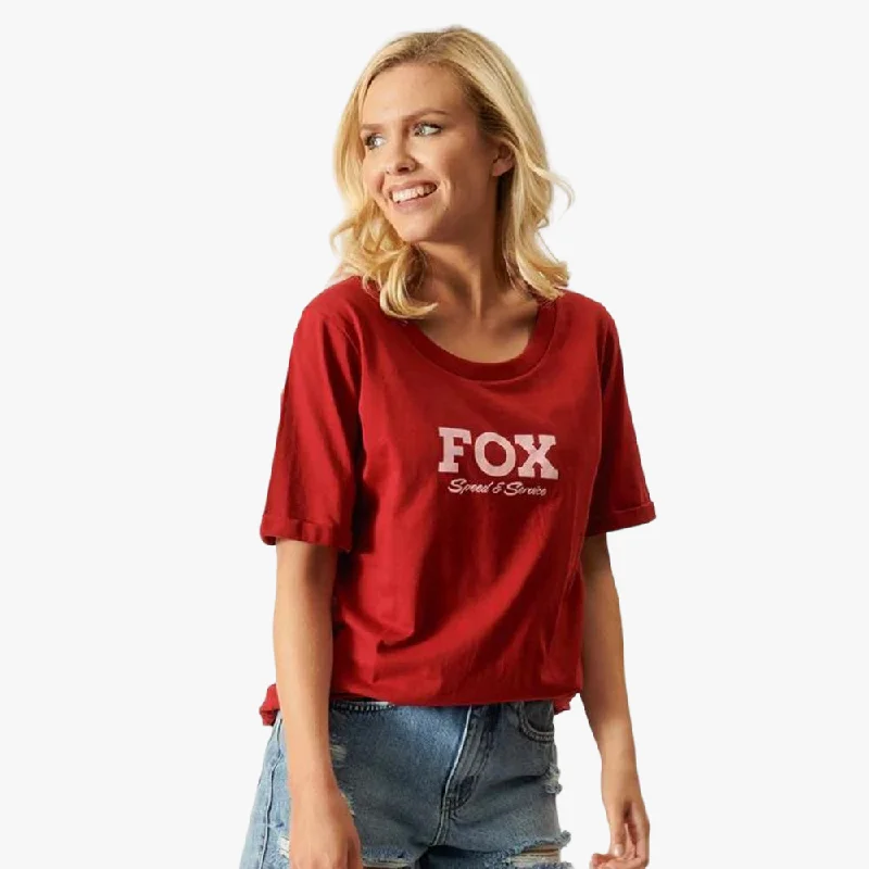 Friends and Family Sale Fox Womens Speed And Service Short Sleeve Tee Sangaria