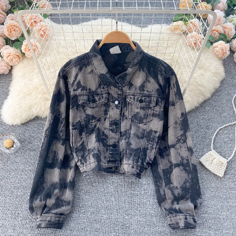Final Clearance Denim jacket versatile Jacket Top  1524