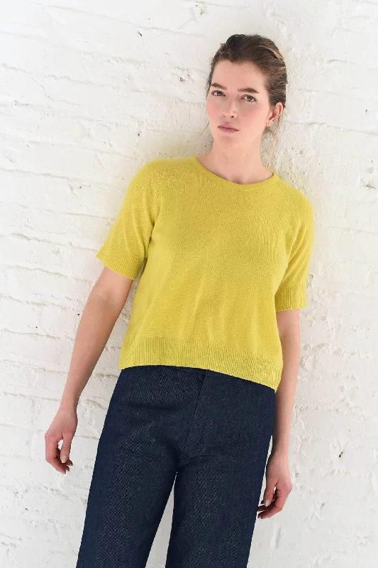 Discount Days M.PATMOS Vicky Cashmere Tee - Citron
