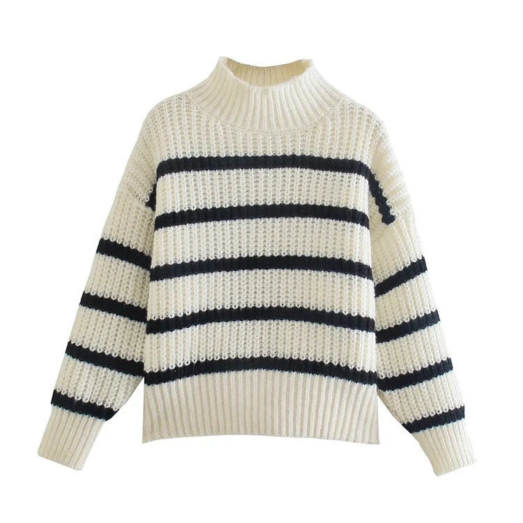Massive Deal Simple age reducing loose lazy Pullover long sleeved sweater  7445