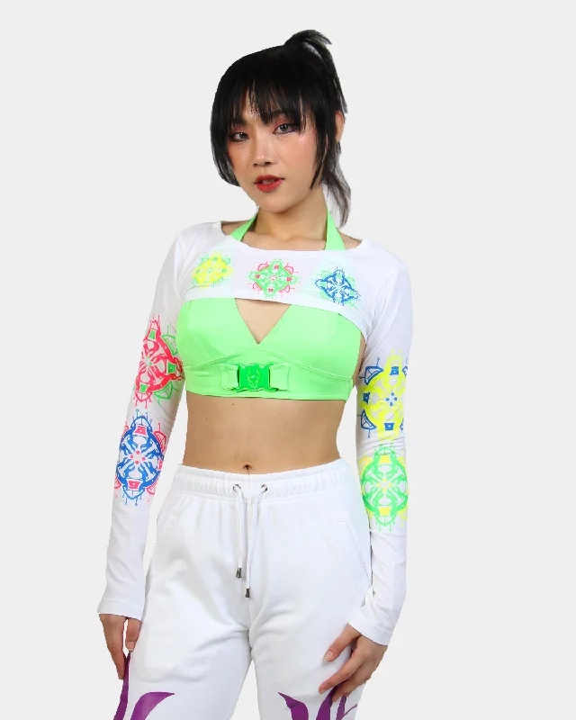Special Promotion CROP L/S TOP DHARMA WHEEL