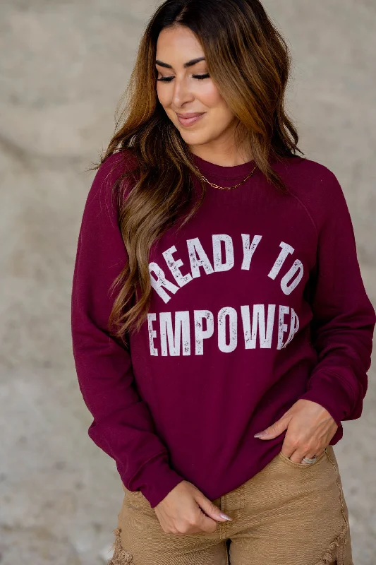 Weekend Offers That Delight Ready To Empower Graphic Crewneck