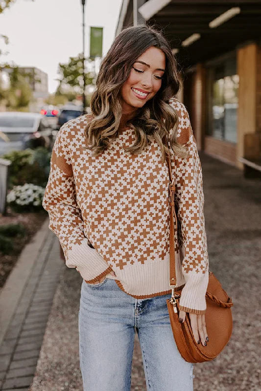 Weekend Special Chalet Chic Knit Sweater in Camel