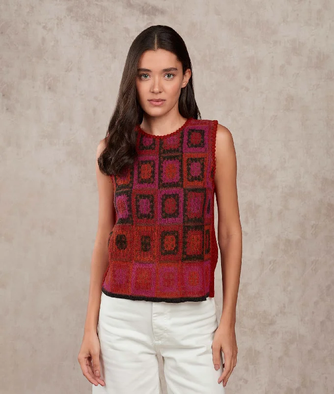 Year-End Clearance Dreams Of Crochet O Neck Vest