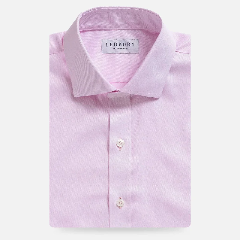 The Pink Sanders Non Iron Fine Twill Custom Shirt