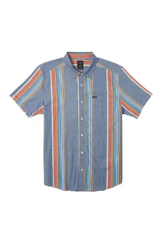 RVCA Mayday Stripe Short Sleeve Shirt