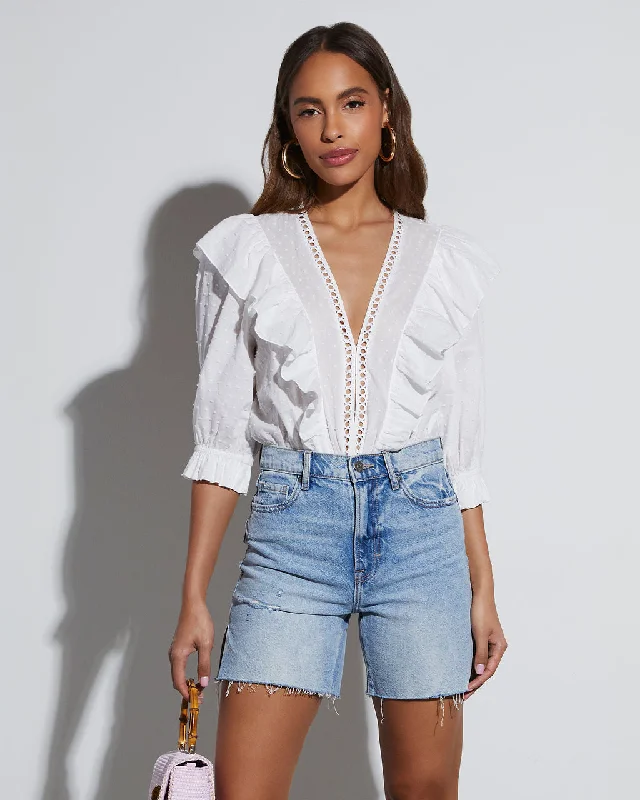 While Supplies Last Evalia V-Neck Bodysuit