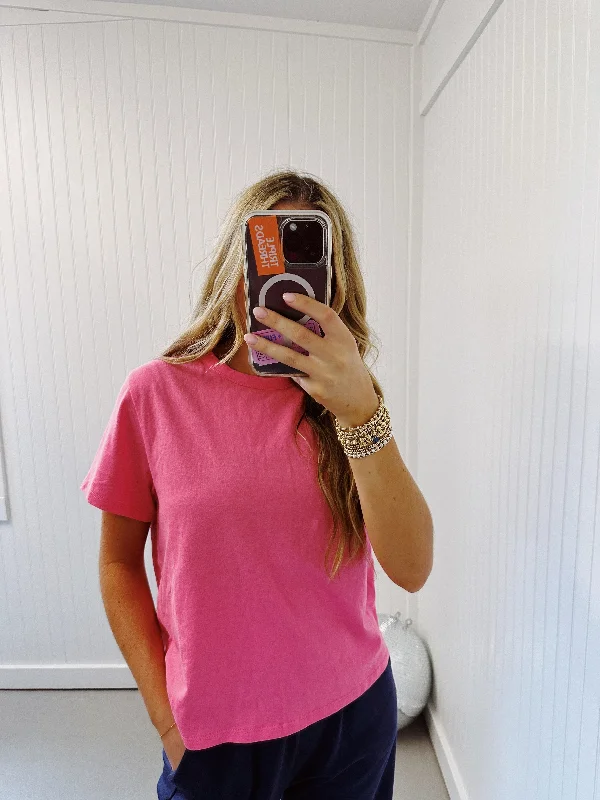 Amazing Deals Staple Piece Tee - Pink