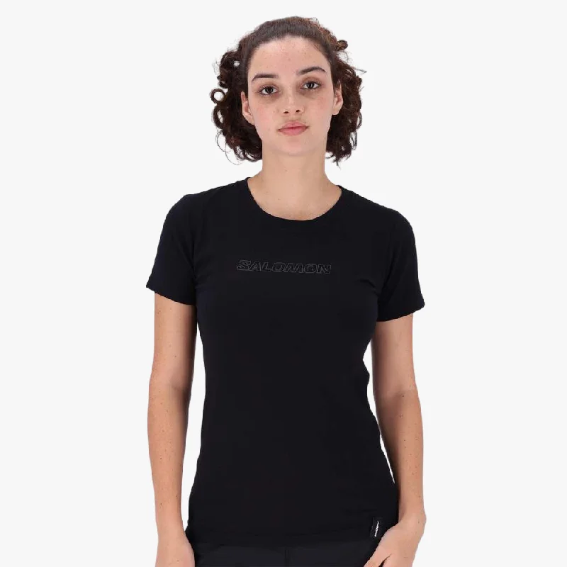 Lowest Price Salomon Womens Minimal Short Sleeve Tee Black