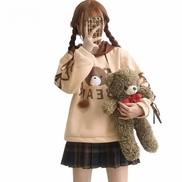While Supplies Last Baby Bear Corset Hoodie