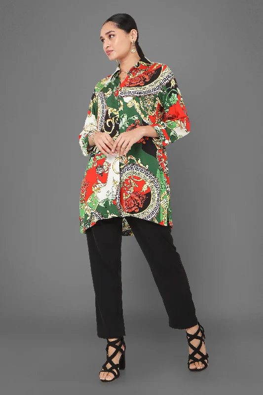 Weekend Savings Delight Nina Scarf Printed Tunic