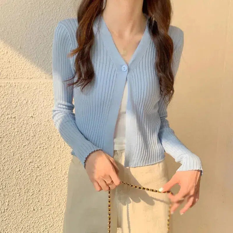 Price Buster Soft Girl One Button Cardigan
