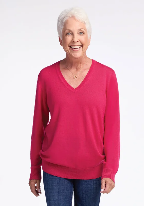 Limited Availability Francesca Sweater - Berry Burst