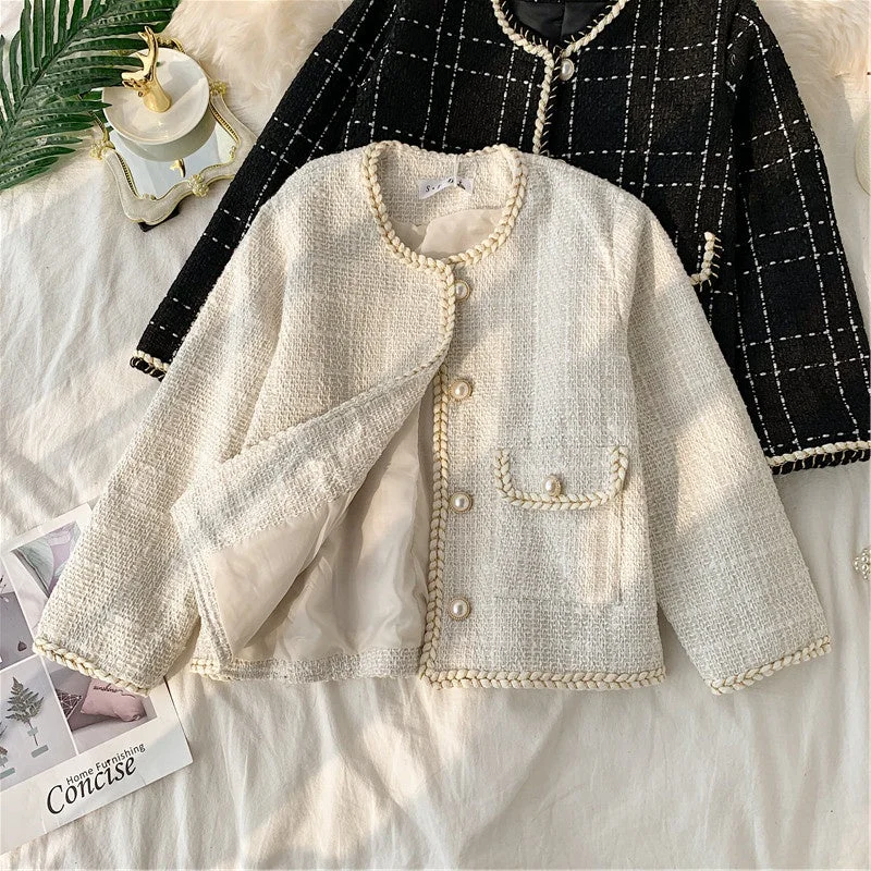 Weekend Shopping Bliss Fashion small fragrant clothes short coat cardigan women  1630