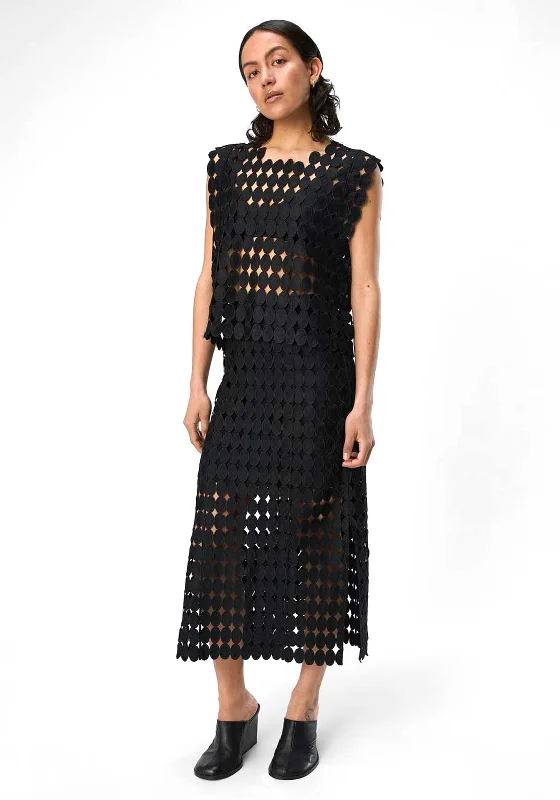 Lowest Rates Object Eika Disc Sheer Top, Black