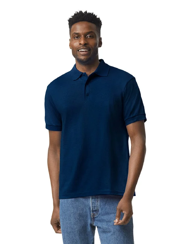 Gildan DryBlend 50/50 Jersey Knit Polo Shirt | Navy