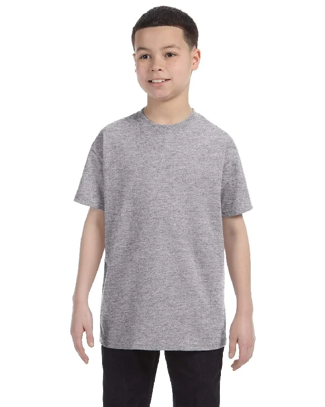 Gildan Youth Lightweight 100% Cotton T-Shirt | Sport Grey