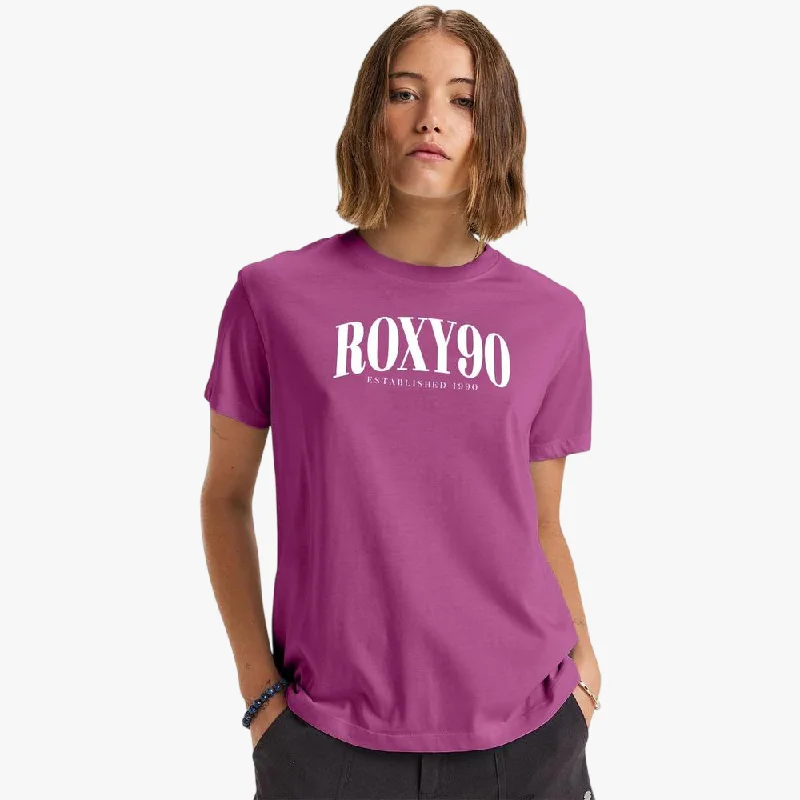 Factory Direct Sale Roxy Womens Surf Stoked Short Sleeve Tee Vivid Viola