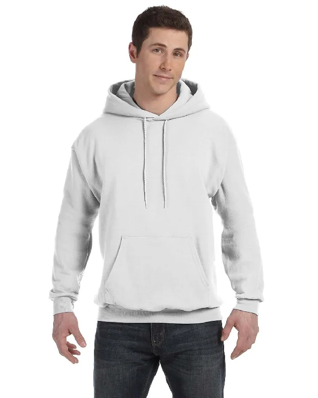 Hanes 50/50 Hoodie Sweatshirt | White