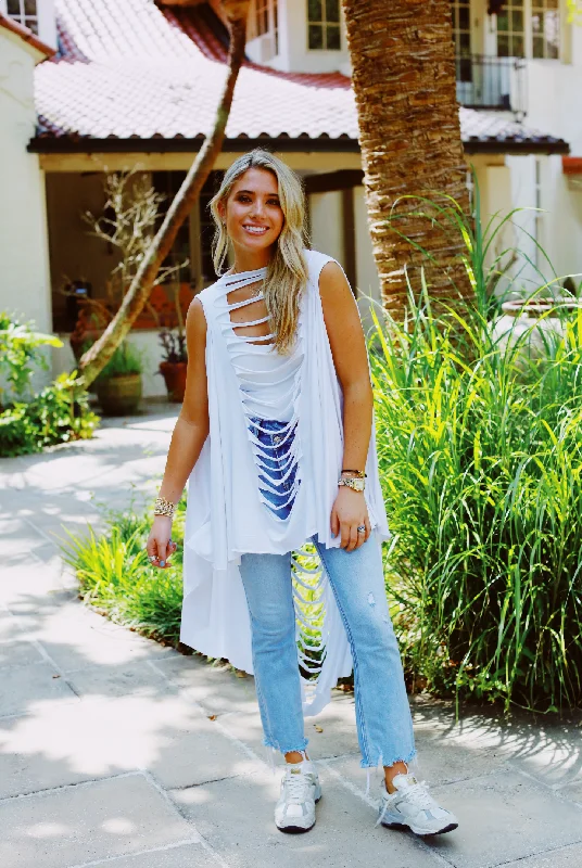 Don't Miss Out Many Ways Shawl - White