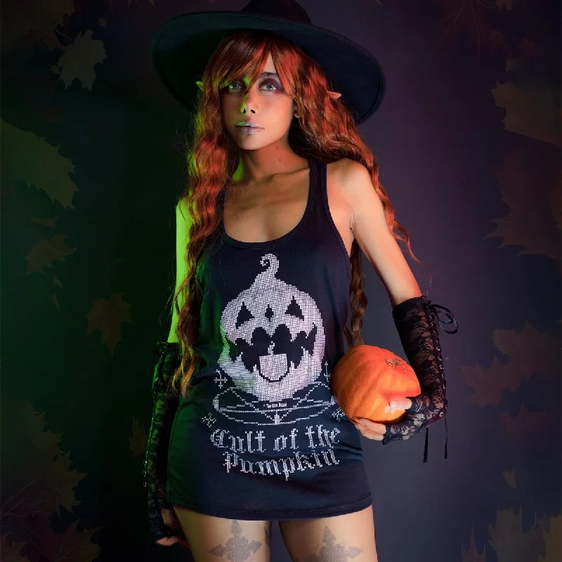 Price Drop Cult Of The Pumpkin Racerback Tank Top