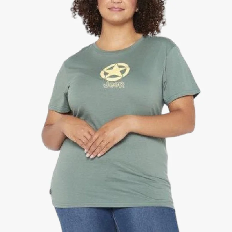 Shop and Save Jeep Ladies Icon Star Short Sleeve Tee Wavelt
