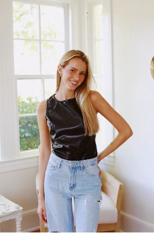 Buy More, Save More The Croc Bodysuit - Black