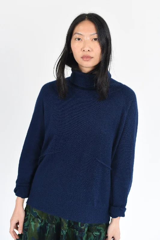 Act Now M.PATMOS Ares Turtleneck - Sapphire