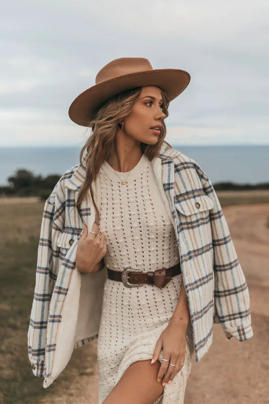 Crazy Deals Bransby - Women White Flannel Jacket