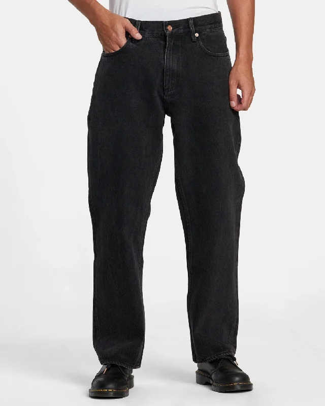 Americana Dayshift Relaxed Fit Jeans - Black Rinse