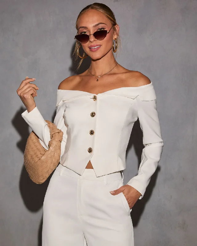 Weekend Specials to Grab Regency Off The Shoulder Blouse