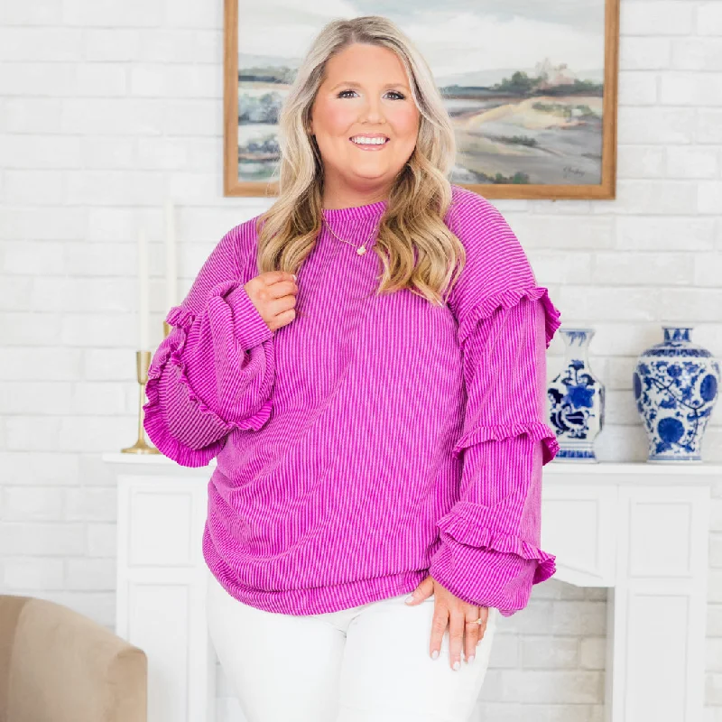 Weekend Savings Bonanza Fireside Glow Sweater, Magenta