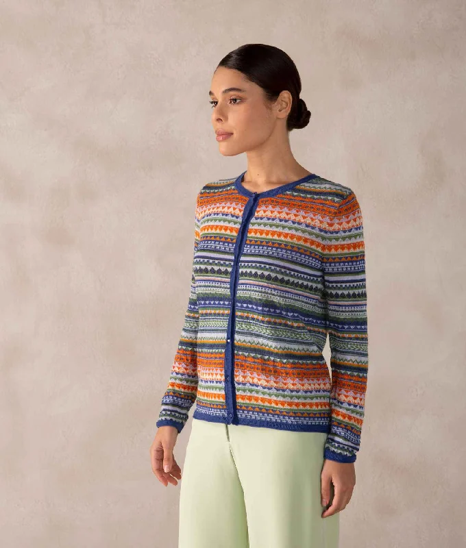 Unmissable Offer Baby Alpaca Jacquard Cardigan