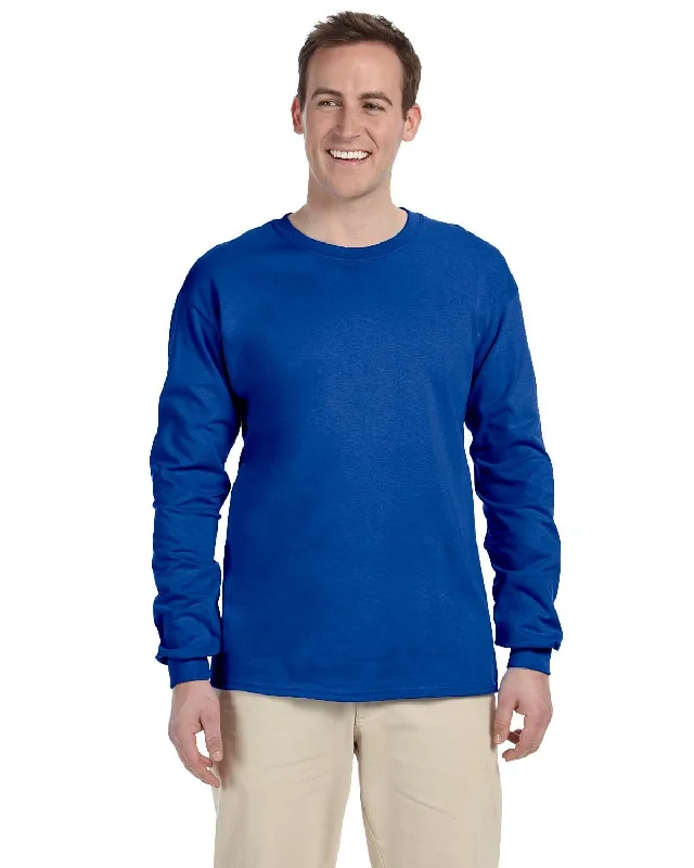 Gildan Ultra Cotton Heavyweight Long Sleeve T-Shirt | Royal